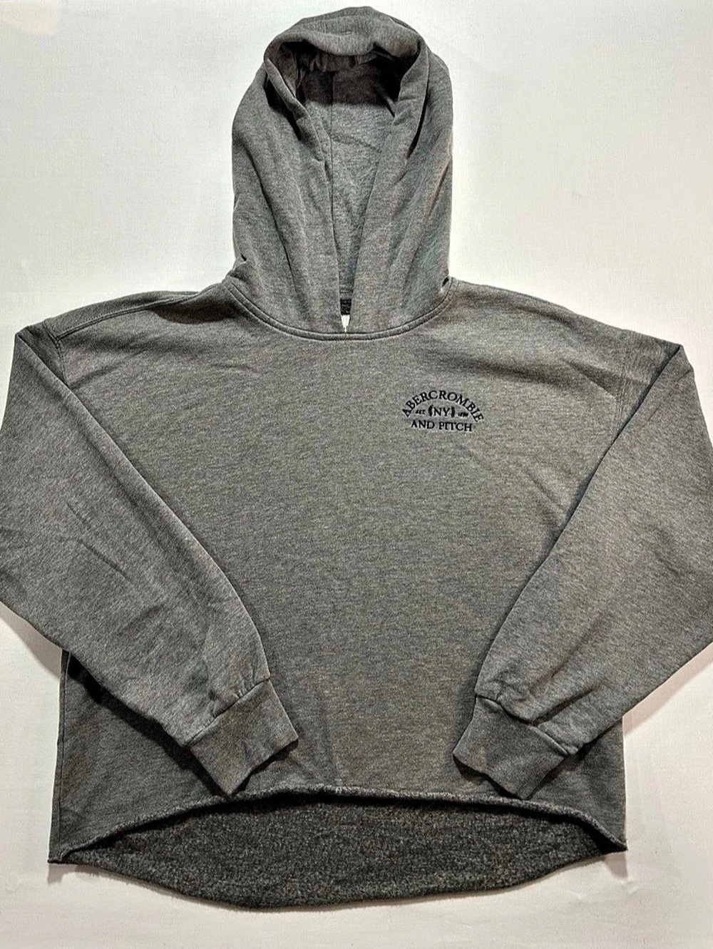 Abercrombie & Fitch Soft As A Collection Gray Hoodie Size Medium